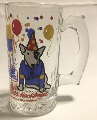 1987 Bud Light Spuds Mackenzie Glass Mug The Party Animal
