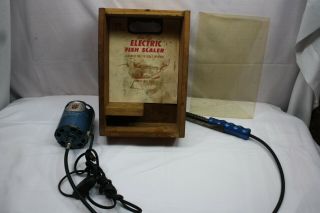Vintage Bear Paw Electric Fish Scaler Box
