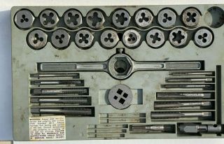 Vintage Craftsman Mechanics Multi Piece Tap & Die Set
