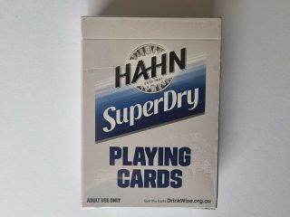 Hahn Dry Playing Cards Beer Rare Retro Collector
