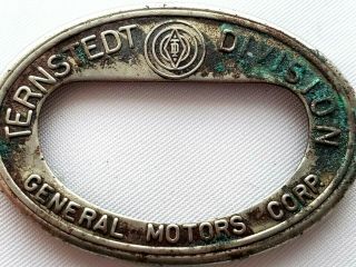 Gm General Motors Fisher Body Ternstedt Division Obsolete Badge