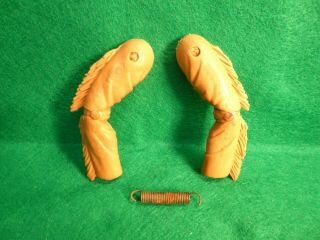 Vintage Marx Johnny West Chief Cherokee Arm Pair With Spring