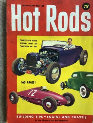Trend Books 102 Hot Rods 1951 Book Undamaged