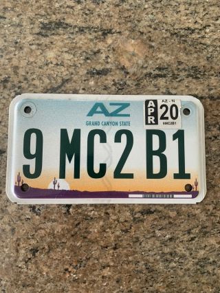 Motorcycle License Plate Arizona Expired Mc License Plate Az Exp 420