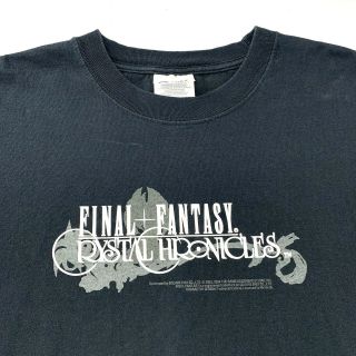 Vintage 2003 Final Fantasy Crystal Chronicles Promo T Shirt L Nintendo Gamecube