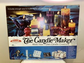 Vintage Nos Cloverleaf Skil - Craft Candle Maker Making Wax Mold Kit 1973 210