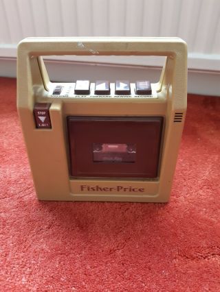 Vintage Fisher Price Cassette Music Player Recorder