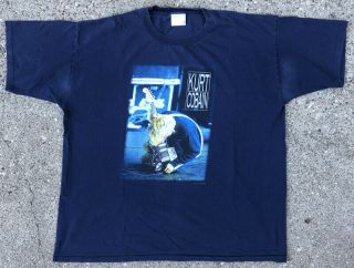 Vintage Kurt Cobain End Of Music 2000 T - Shirt Size Xl 48 Read