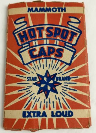 Vintage Star Brand Mammoth Hot Spot Caps Extra Loud Box