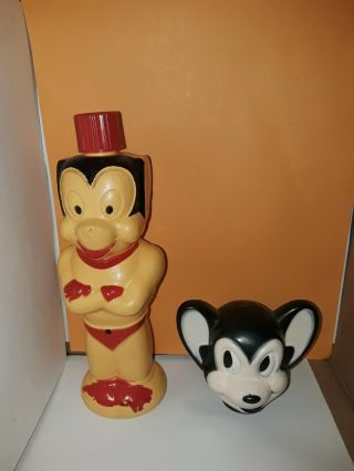 Vintage 1960s Mighty Mouse Soakies