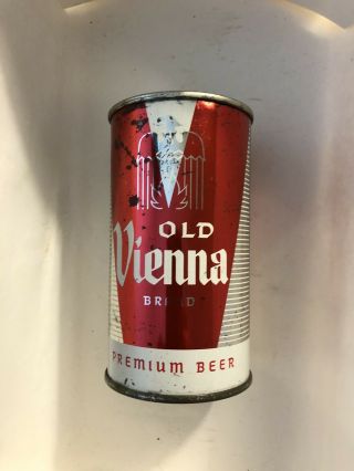 Old Vienna 12oz Flat Top Beer Can Old Vienna Brewing Chicago,  Il Usbc 108 - 35