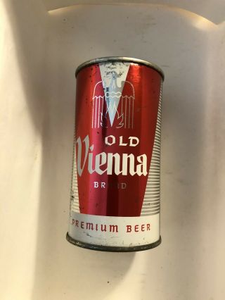 Old Vienna 12oz flat top beer can Old Vienna Brewing Chicago,  IL USBC 108 - 35 3