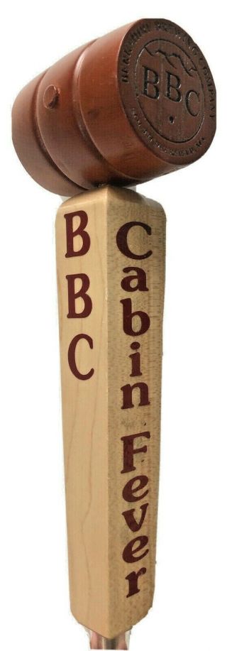Bbc - Cabin Fever - Beer Tap Handle (berkshire Brewing Company)