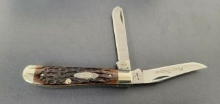 Case Xx Usa 6207 Sp Ssp Mini Trapper Pocket Knife Jigged Bone Near