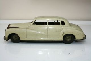 1950s Jnf ? Mercedes Benz Tinplate Car Cream Western Germany Restoration Project