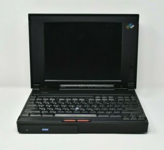 Vintage Ibm Thinkpad 365xd Laptop Pc Computer Parts Only Pentium 133 Mhz Japan
