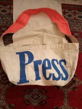 Vintage Cleveland Press Newspaper Bag
