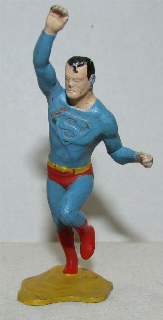 1966 Ideal Superman Figure From Batman & Justice League Play Set