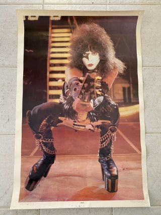 Kiss - Vintage 1977 Paul Stanley Alive Ii Era Poster