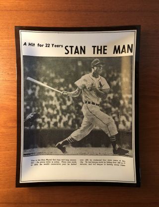 Vtg Stan Musial Advertising Glass Tray St.  Louis Cardinals; Ashtray,  Phillips 66