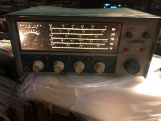 Heathkit Hr - 10 Ham Radio Receiver - Vintage Powers Up