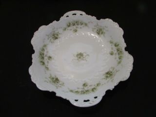 Rare Hermann Ohme Antique Eglantine Porcelain Serving Dish/bowl - Germany 1920’s