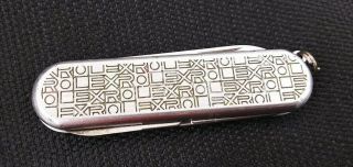 Rolex Swiss Army Pocket Knife Wenger,  Discontinued Rolex Promotional Accessory