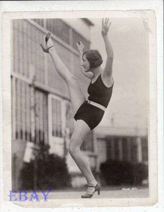 Joan Crawford Sexy Leggy High Kick Vintage Photo
