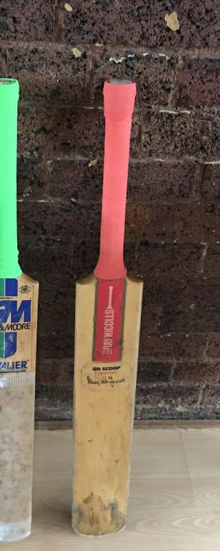 Vintage Gray Nicolls Gn 100 Scoop Extracover Chappell Cricket Bat English Willow
