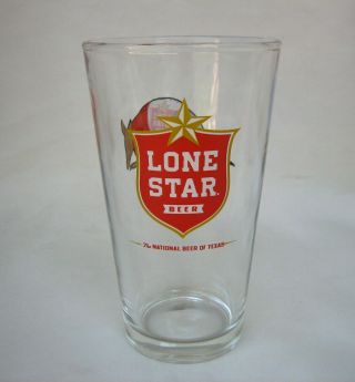 Lone Star Beer Glass With Armadillo The National Beer Of Texas