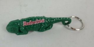 Vintage Budweiser Louie The Lizard Bottle Opener Keychain