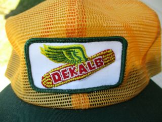 Vintage Dekalb Seed Corn Patch Snap Back Mesh Hat K - Brand Farm