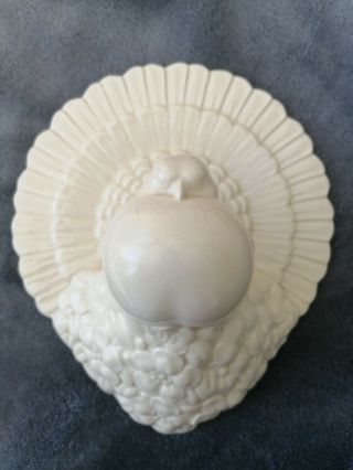 Rare Vintage Art Deco Ceramic Wall Pocket Solian Ware Soho Pottery Fantail Dove