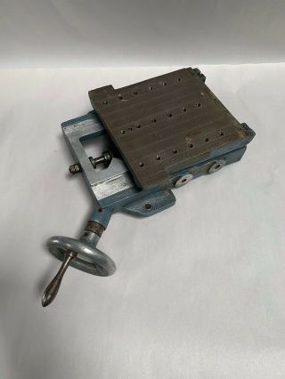 Vintage Lathe Milling Machinist Machine Toolmaker Slide Sliding Table Tool (a20)