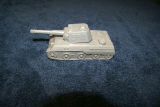 1 Rare Vintage Marx Battleground Dark Gray German Tank 351 1