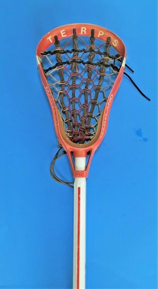 Vintage Stx Laser / Lite Maryland Terrapins Lacrosse Stick 39 - 1/2 " Long - Terps