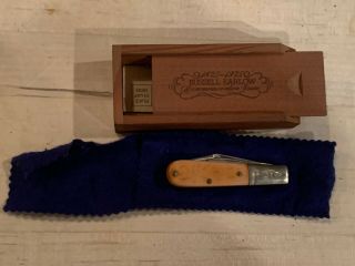 Limited Russel Barlow 1875 - 1975 Limited Pocket Knife W/ Box,  157