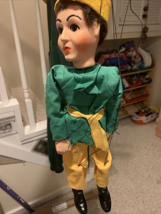 Vintage 1950s Hazelle ' s Popular Marionettes Robin Hood 809 2
