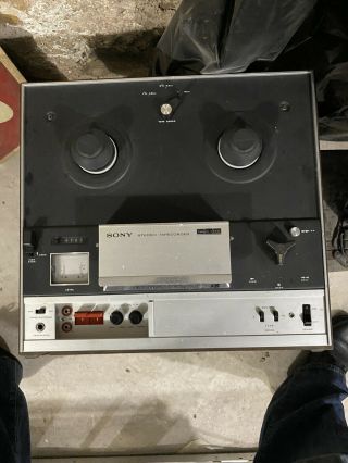 Vintage Sony Tc - 355 Stereo Reel To Reel Tapecorder Tape Deck Player Bargain