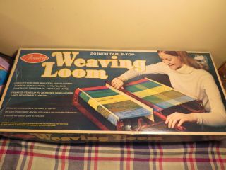 Vintage Avalon 20” Table Top Wood Weaving Loom Instructions