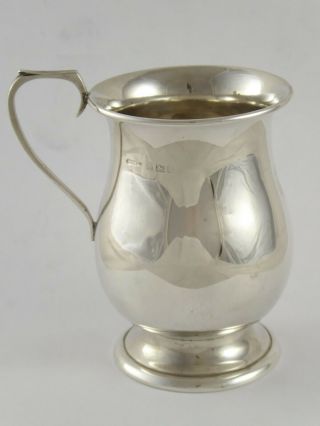 Smart Vintage Solid Sterling Silver Christening Mug Tankard Cup 1922 84 G