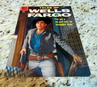 1950s 1957 Tales Of Wells Fargo Comic Book 876 From Dell Comics About Vg,  /f -