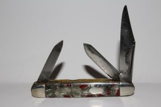 Vintage Henry Sears & Son 3 Blade Stockman Pattern Pocket Knife,