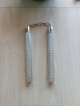 Solid Aluminum Metal Nunchaku Collectible,  Non - Weapon