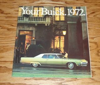 1972 Buick Full Line Sales Brochure 72 Electra Skylark Lesabre