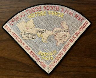 Vintage BSA Rare Ten Mile River Scout Camps Schiff Section Nianque Staff Patch 2