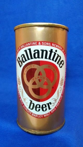 Ballantine Beer 12 Fl Oz Flat Top Can Newark Jersey