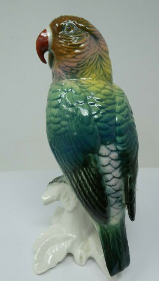Vintage Karl Ens Love Bird Parrot Porcelain Figurine