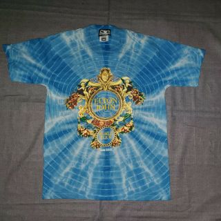 Rare Vintage Elton John World Tour Gianni Versace 1992 - 93 Shirt Xl Blue Tye Dye