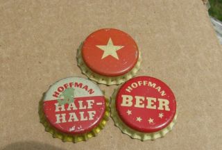 3 Dif Hoffman Beer Cork Era Caps Newark Jersey Nj